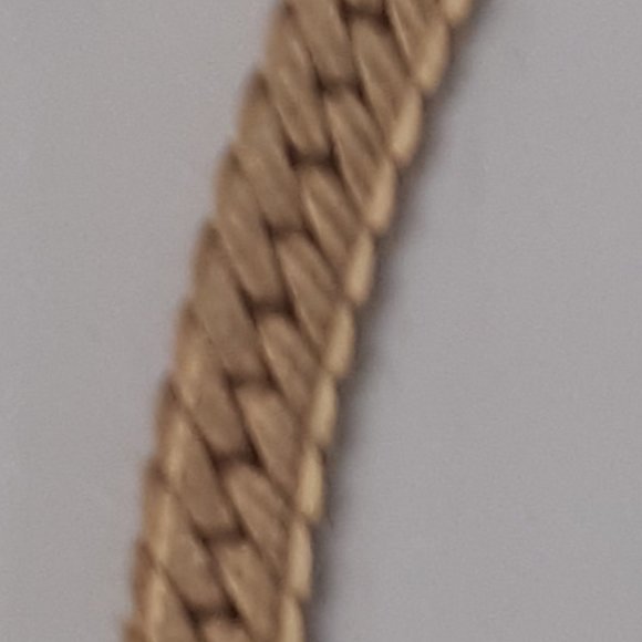 Double-sided Sterling Golden Color  Omega Chain - Picture 3 of 5